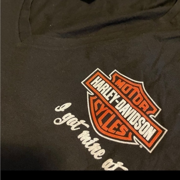 Tops - Harley Davidson womens vneck‎ Tshirt sz 3X nwt